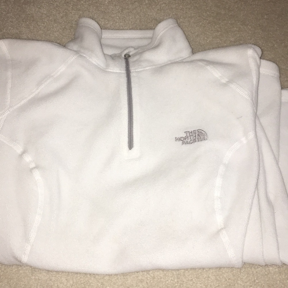North Face fleece 3/4 zip long sleeves